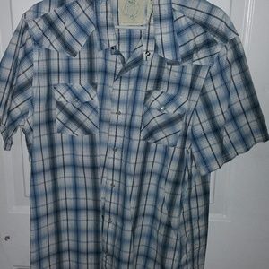 Aeropostale plaid short sleeve top